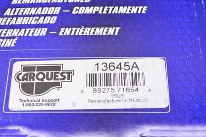 Carquest 13645A Remanufactured Alternator NOS