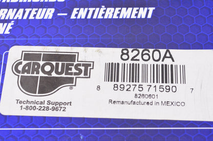 Carquest 8260A Remanufactured Alternator NOS