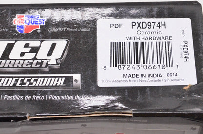 Carquest PXD974H Ceramic Disc Brake Pad Kit NOS