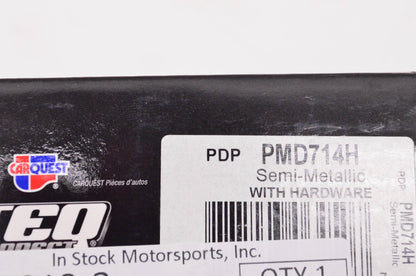 Carquest PMD714H Semi-Metallic Disc Brake Pad Kit NOS