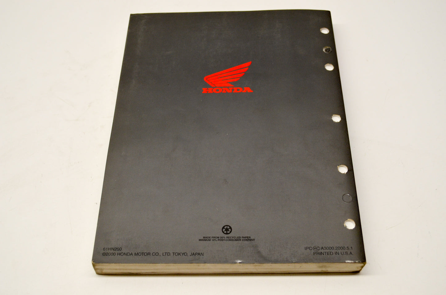 OEM Honda 61HN200 01 TRX500FA Rubicon Service Shop Manual