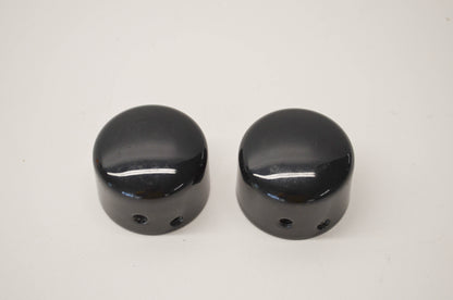OEM Harley Davidson 43000026 Front Axle Black Nut Cover Kit