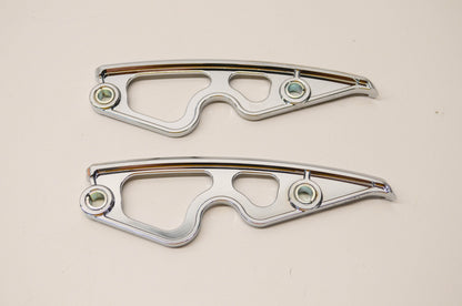 New OEM Harley Davidson FLHR, FLHX, FLTR Chrome Saddle Bag Support Inserts Qty 2