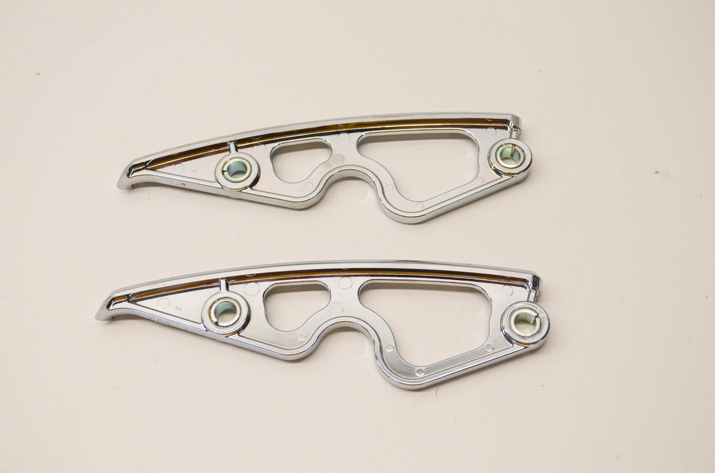 New OEM Harley Davidson FLHR, FLHX, FLTR Chrome Saddle Bag Support Inserts Qty 2
