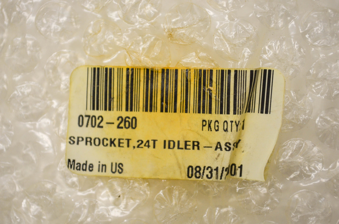 New OEM Arctic Cat 0702-260 24 Tooth Idler Assembly Sprocket NOS