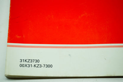 New OEM Honda 31KZ3730 02 CR250R Owner's Manual NOS