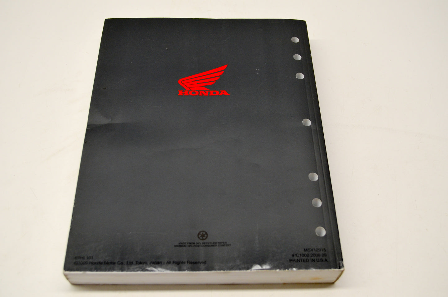 OEM Honda 61HL101 09-10 MUV700 Big Red Service Shop Manual