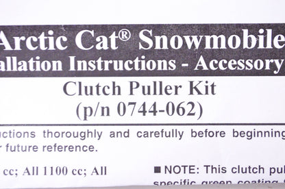 New OEM Arctic Cat 0744-062 Clutch Puller NOS