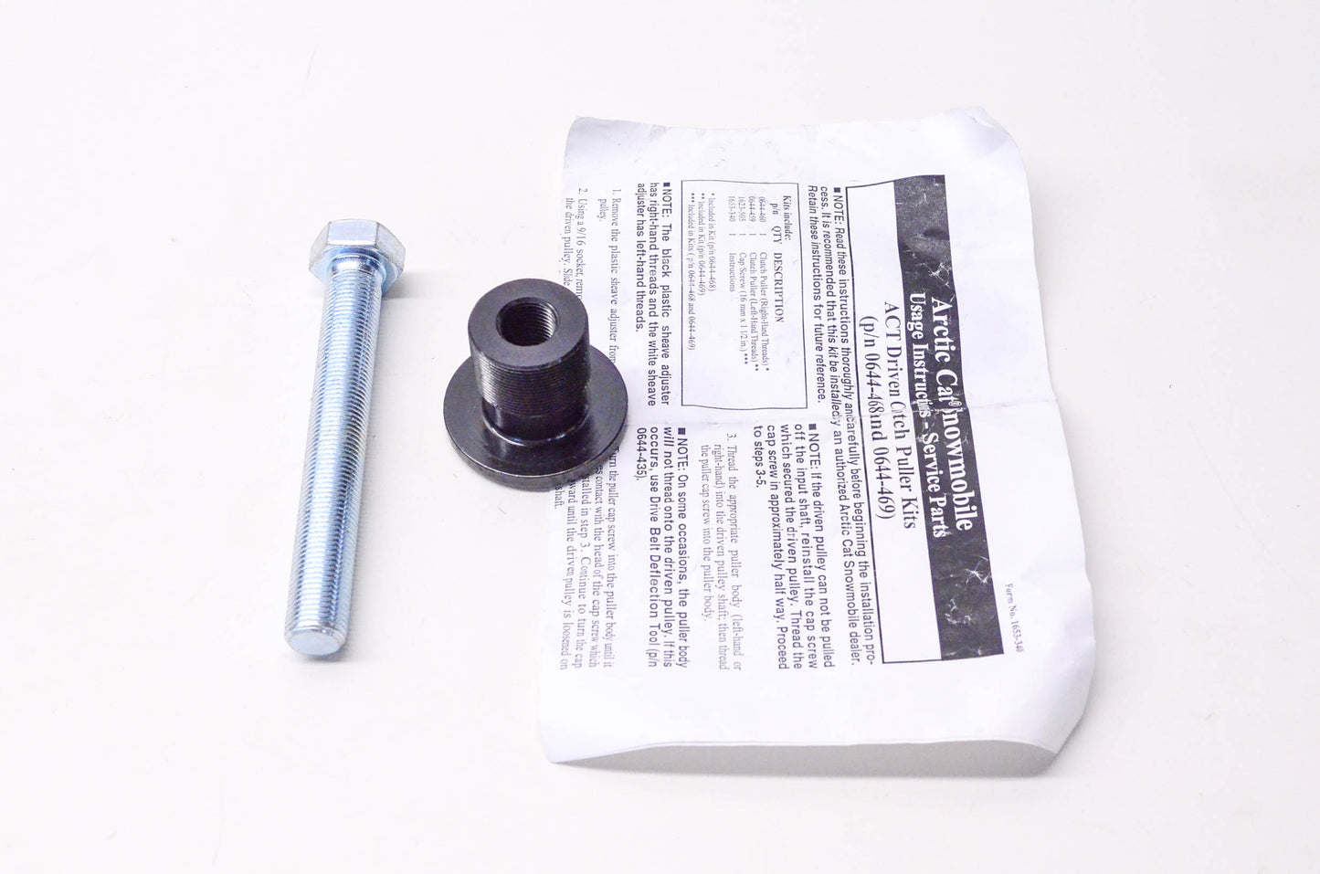 New OEM Arctic Cat 0644-469 Driven Clutch Puller Kit NOS