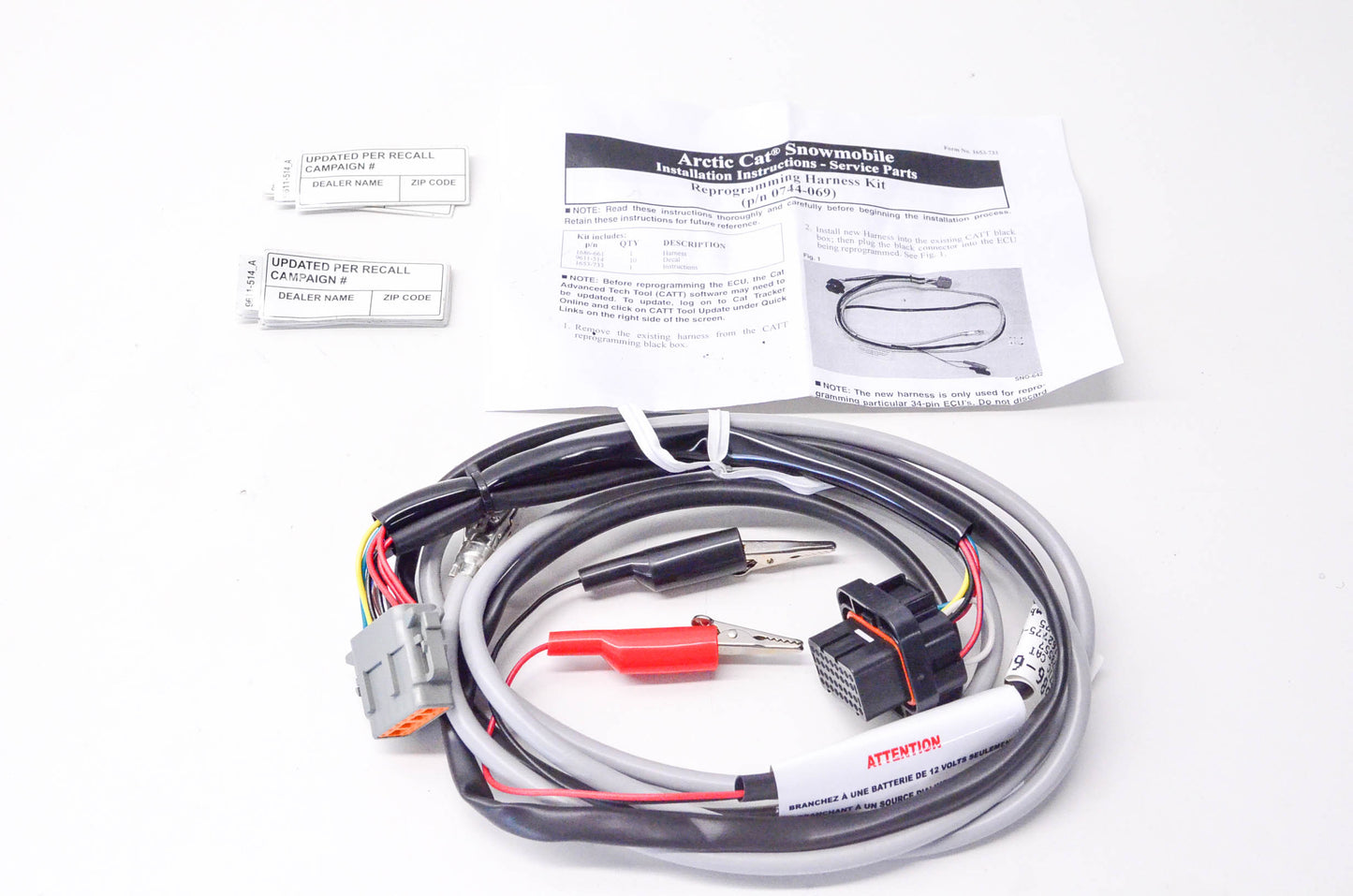 New OEM Arctic Cat 0744-069 Reprogramming Harness Kit NOS