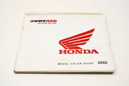 OEM Honda 2002 Model Color Guide