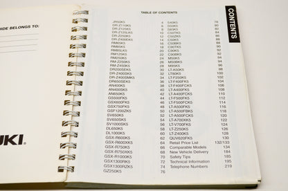 OEM Suzuki 05 Suzuki Motorcycle & ATV Sales Guide
