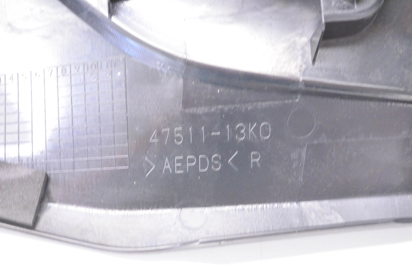 New OEM Suzuki 47511-13K00 GSX-S750A Right Front Frame Cover NOS