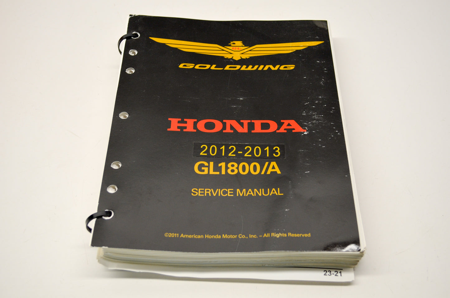 OEM Honda 12-13 GL1800/A Service Shop Manual