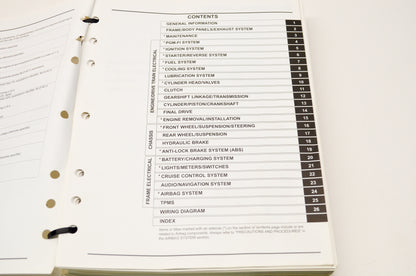 OEM Honda 12-13 GL1800/A Service Shop Manual