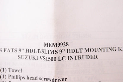 Memphis Shades MEM9928 Quick Change Mount Kit NOS