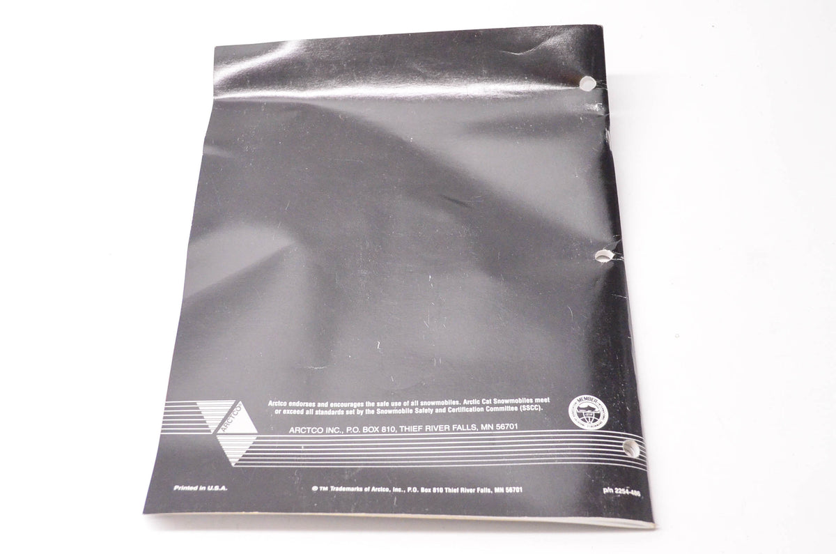 OEM Arctic Cat 2254-486 1989 Kitty Cat Service Manual