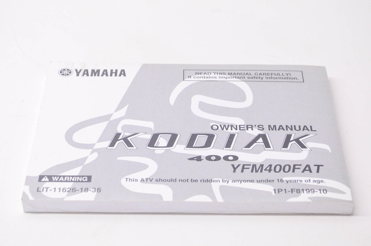 New OEM Yamaha Kodiak 400 YFM400FAT Owner's Manual NOS