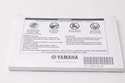 New OEM Yamaha Kodiak 400 YFM400FAT Owner's Manual NOS