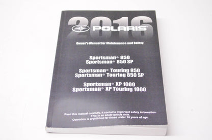 New OEM Polaris 9926450 2016 Sportsman 850 Owner's Manual NOS
