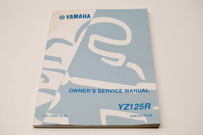 OEM Yamaha Yamaha YZ125R Owner's Service Shop Manual