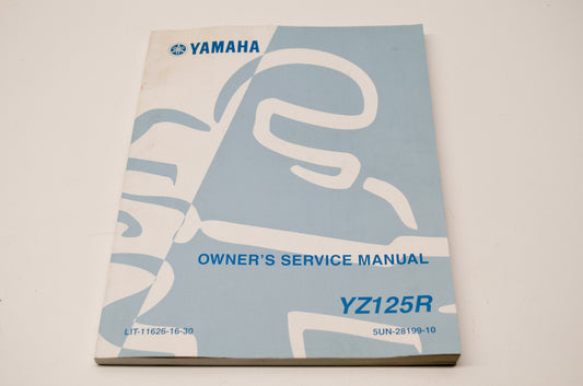 OEM Yamaha Yamaha YZ125R Owner's Service Shop Manual
