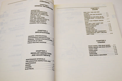 OEM Yamaha Yamaha YZ125R Owner's Service Shop Manual