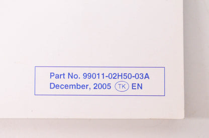 New OEM Suzuki 99011-02H50-03A GXS-R750 Owner's Manual NOS