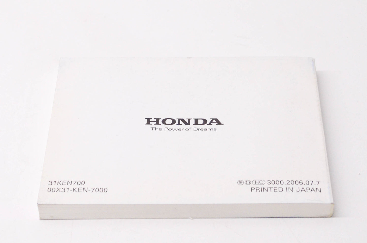 New OEM Honda 31KEN700 2007 CMX250C Rebel Owner's Manual NOS