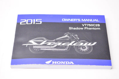 New OEM Honda 2015 VT750C2B Shadow Phantom Owner's Manual NOS