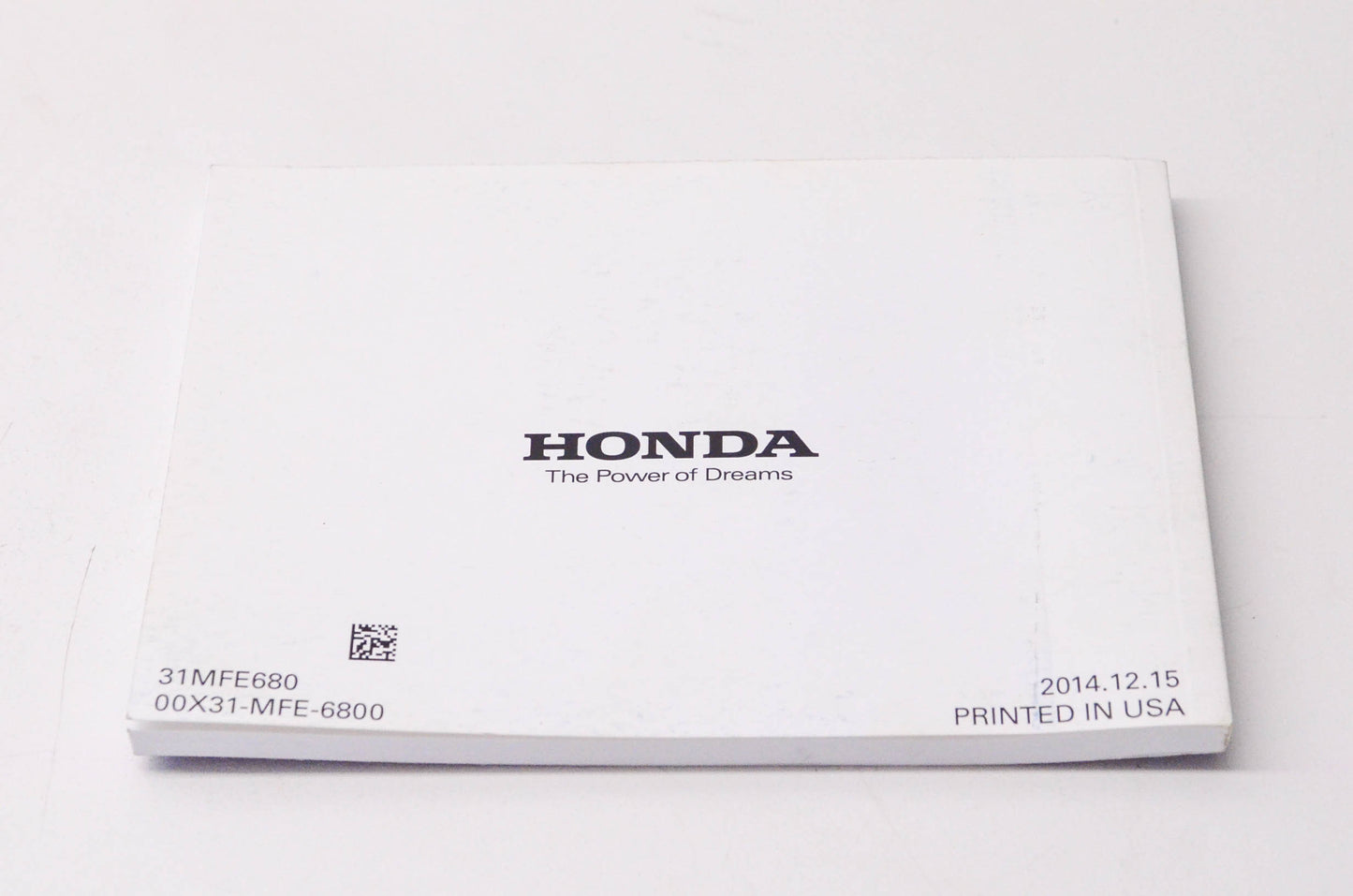 New OEM Honda 2015 VT750C2B Shadow Phantom Owner's Manual NOS