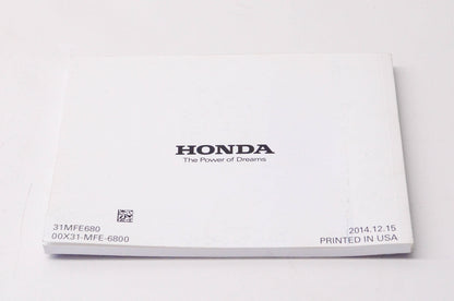 New OEM Honda 2015 VT750C2B Shadow Phantom Owner's Manual NOS