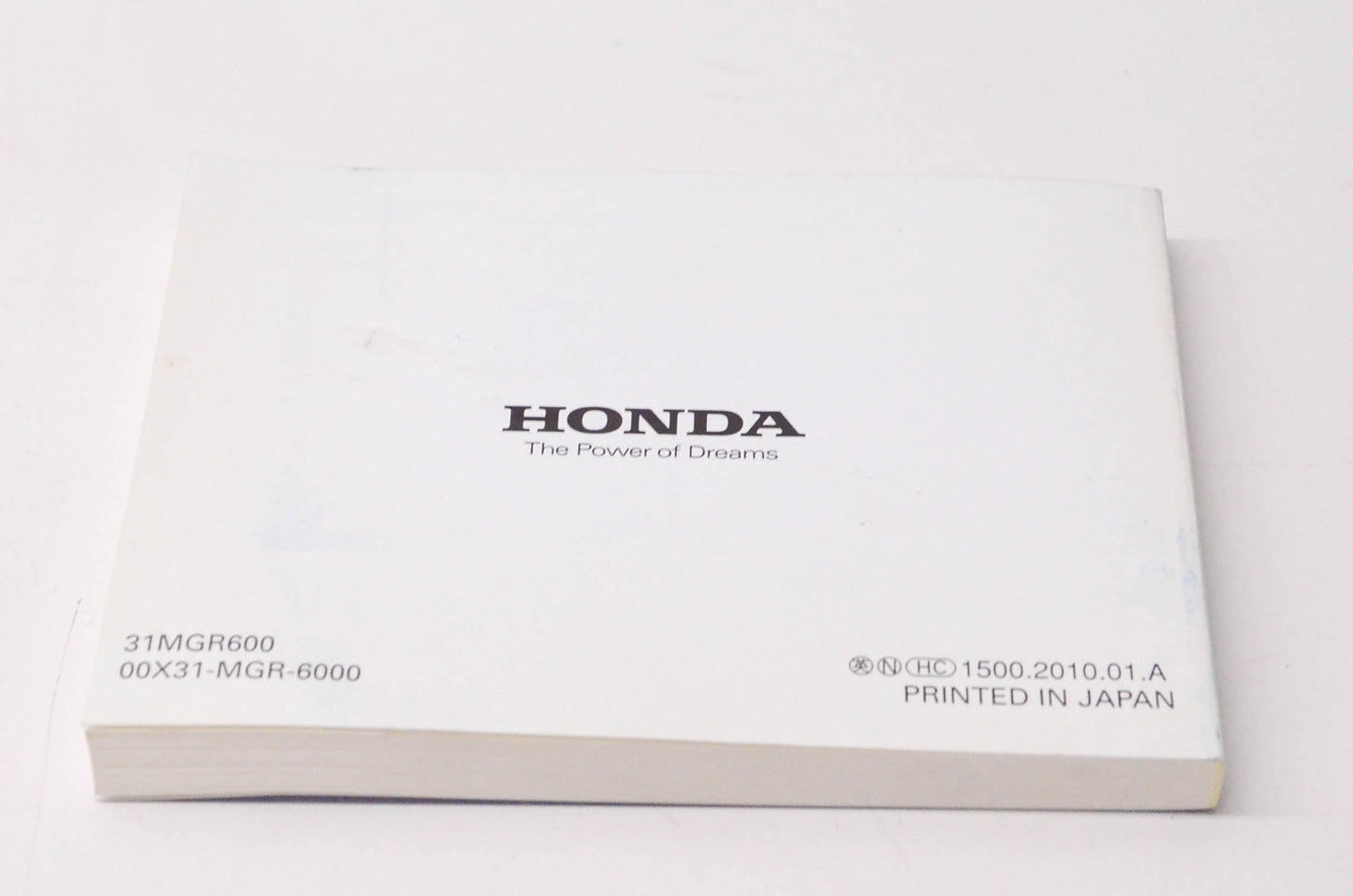 New OEM Honda 31MGR600 2010 VT750RS Shadow RS Owner's Manual NOS