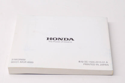 New OEM Honda 31MGR600 2010 VT750RS Shadow RS Owner's Manual NOS