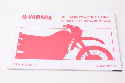 New OEM Yamaha LIT-11626-22-01 Tips&Practice Guide Manual NOS