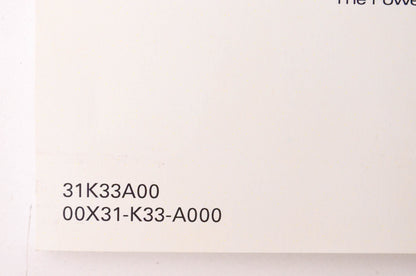 New OEM Honda 31K33A00 2015 CBR300R/RA Owner's Manual NOS
