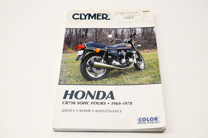 New OEM Honda M341, 0-89287-167-9 69-78 CB750 SOHC Fours Service Guide NOS