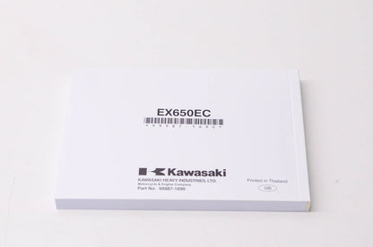 New OEM Kawasaki 99987-1690 Ninja 650 Owner's Manual NOS