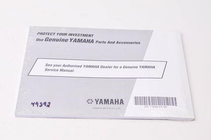 New OEM Yamaha LIT-11626-24-50 Star XVS13CA(C) Owner's Manual NOS