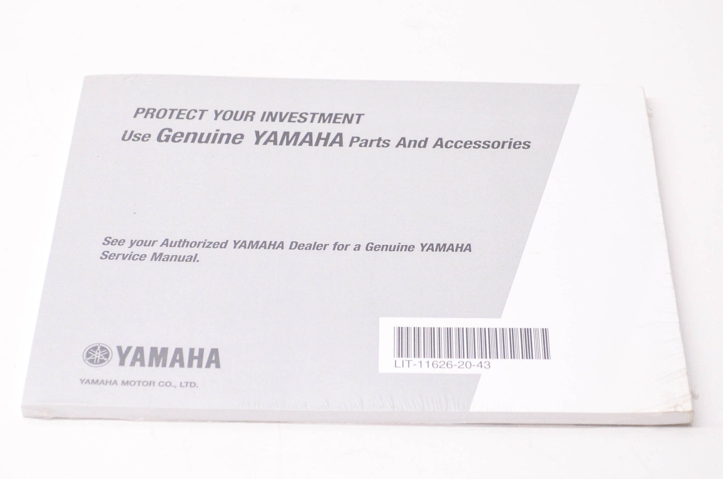 New OEM Yamaha LIT-11626-20-43 R6 YZFR6W(C) Owner's Manual NOS