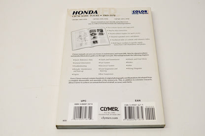 New OEM Honda M341, 0-89287-167-9 69-78 CB750 SOHC Fours Service Guide NOS