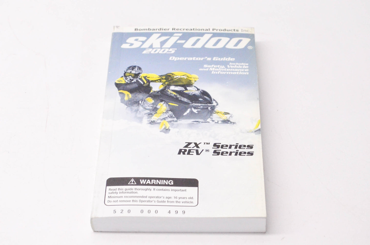 OEM Ski-Doo 520000499 2005 ZX/REV Series Operator's Guide