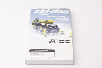 OEM Ski-Doo 520000499 2005 ZX/REV Series Operator's Guide