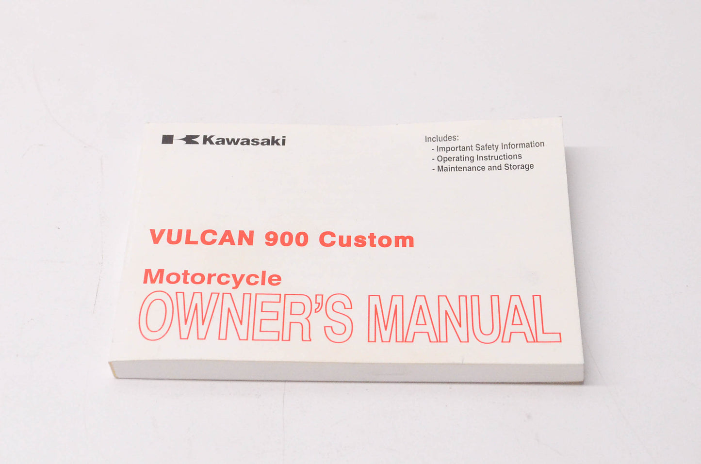New OEM Kawasaki 99987-1702 Vulcan 900 Custom Owner's Manual NOS