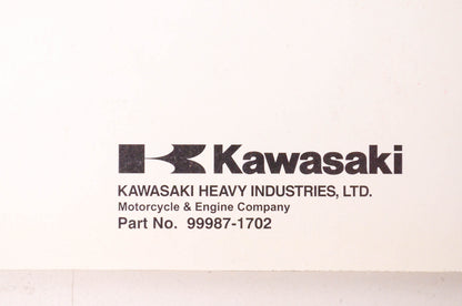 New OEM Kawasaki 99987-1702 Vulcan 900 Custom Owner's Manual NOS