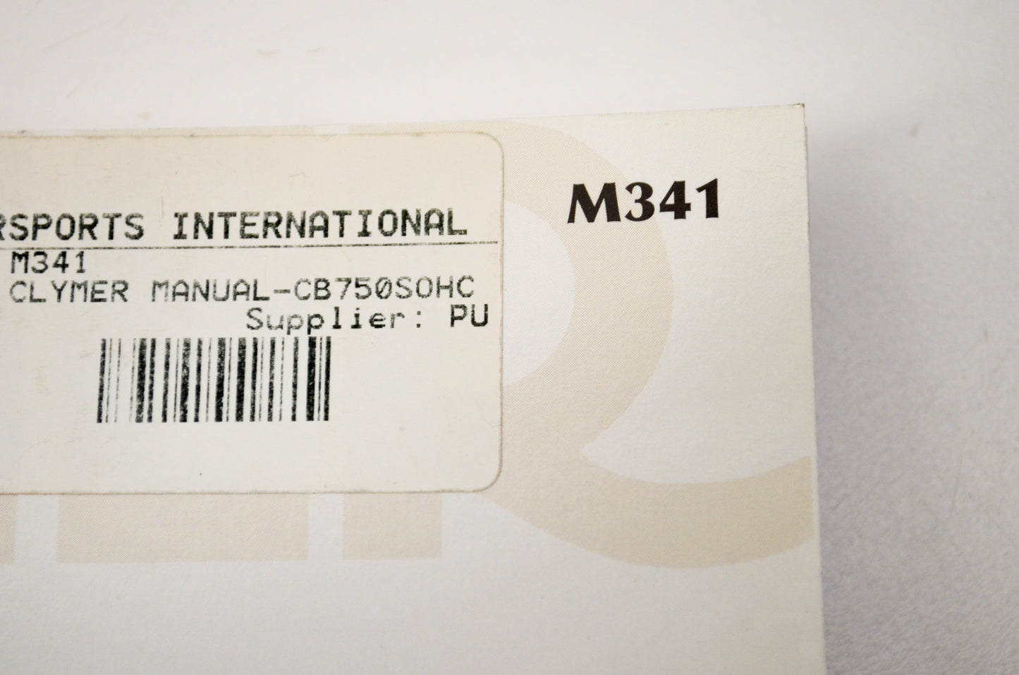 New OEM Honda M341, 0-89287-167-9 69-78 CB750 SOHC Fours Service Guide NOS