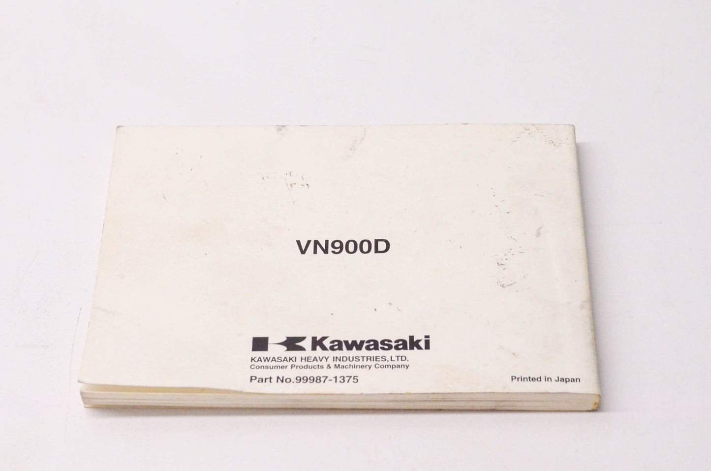 OEM Kawasaki 99987-1375 Vulcan 900 Classic LT Owner's Manual