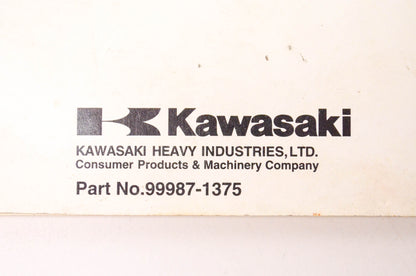 OEM Kawasaki 99987-1375 Vulcan 900 Classic LT Owner's Manual