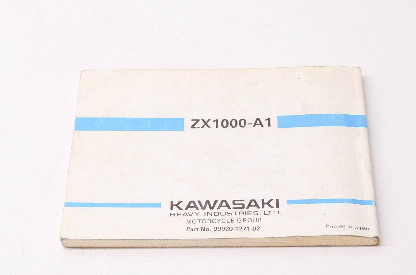 OEM Kawasaki 99920-1271-02 Ninja 1000R Owner's Manual