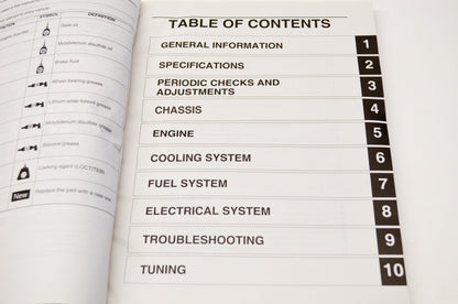 OEM Yamaha 2017 YZ250FH Owner's Service Shop Manual